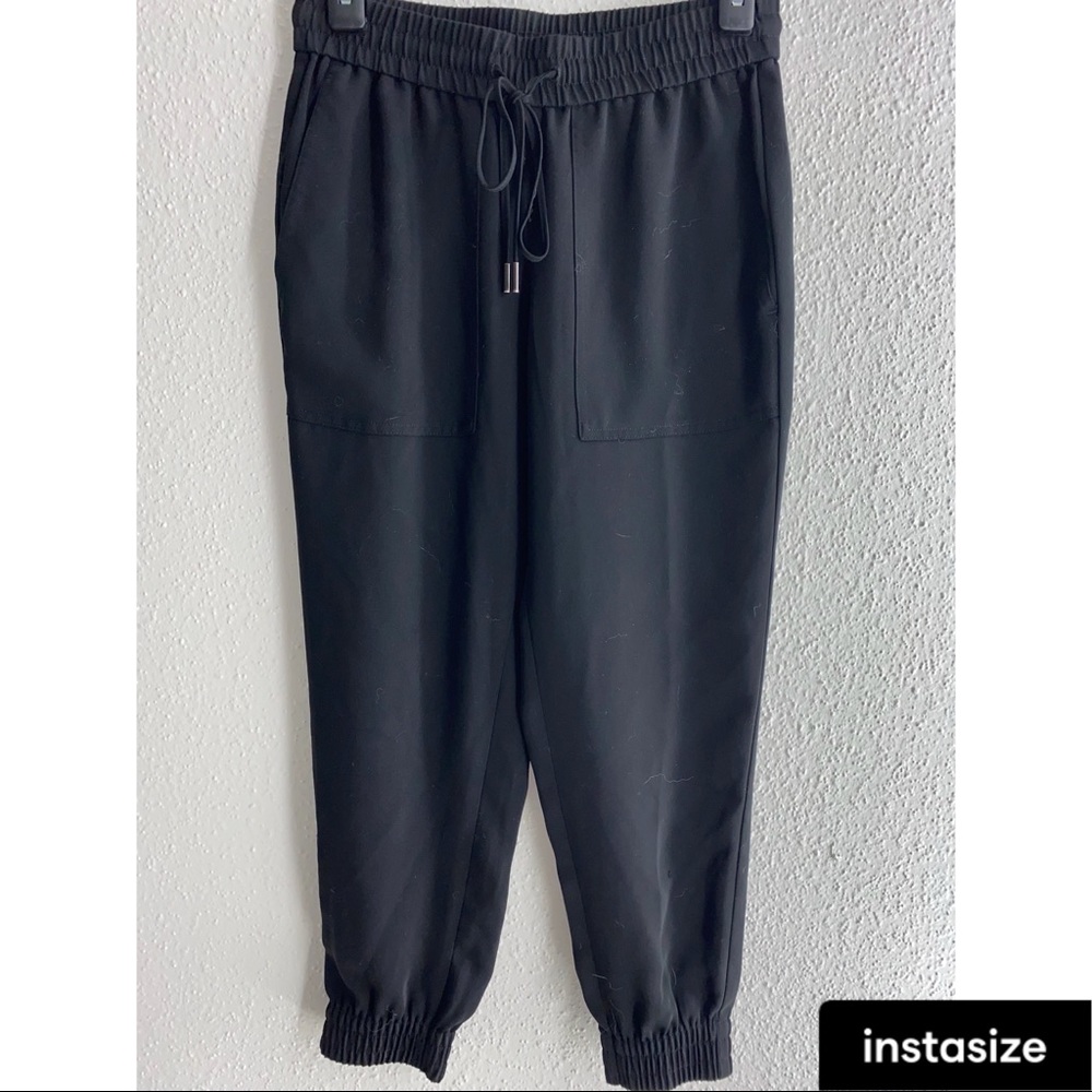 black joggers